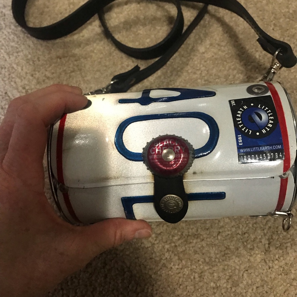 New York license plate purse